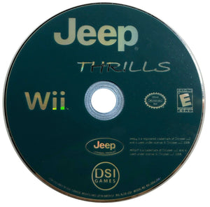 Jeep Thrills Nintendo Wii 2008 Video Game Racing Off-Road Tracks DSI [Used/Refurbished]