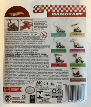 NEW Mattel HDB43 Hot Wheels 1:64 Mario Kart ROSALINA P-Wing + Cloud Glider