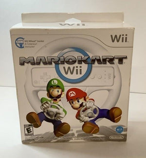 Mario Kart Steering Wheel Racing Controller and Video Game Nintendo Wii RVLRRMCE [Pre-Owned/Refurbished]