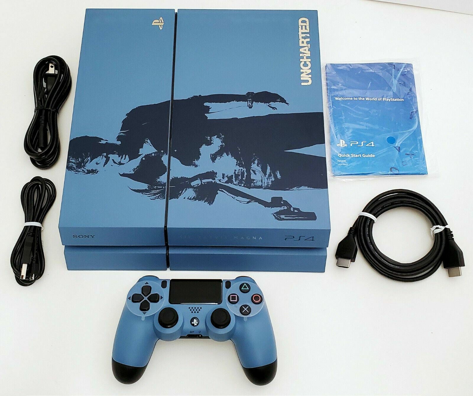 Sony PS4 Uncharted 4 Limited Edition Bundle System OEM