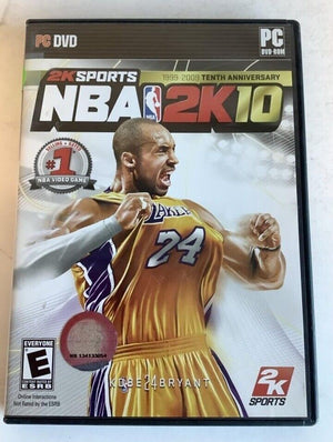 NBA 2K10 PC DVD-ROM Video Game Software Kobe Bryant basketball 2009 sports 10 [Used/Refurbished]