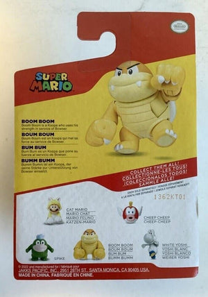 NEW Jakks Pacific 41144 World of Nintendo 2.5" Mario BOOM BOOM Mini-Figure
