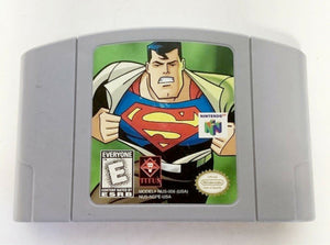Superman: The New Superman Adventures Nintendo 64 N64 1999 Video Game CARTRIDGE [Used/Refurbished]