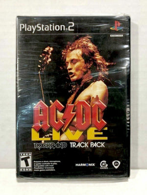 NEW SEALED Rock Band: AC/DC Live Track Pack PS2 Sony Playstation 2 Video Game