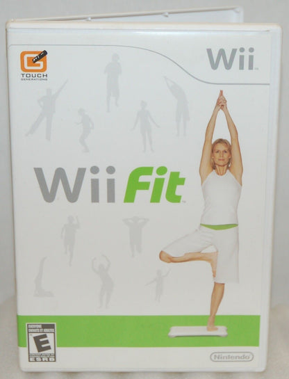 Nintendo Wii Fit Video GAME ONLY Build Balance Strength & Flexibility Work Out [Pre-Owned/Refurbished]