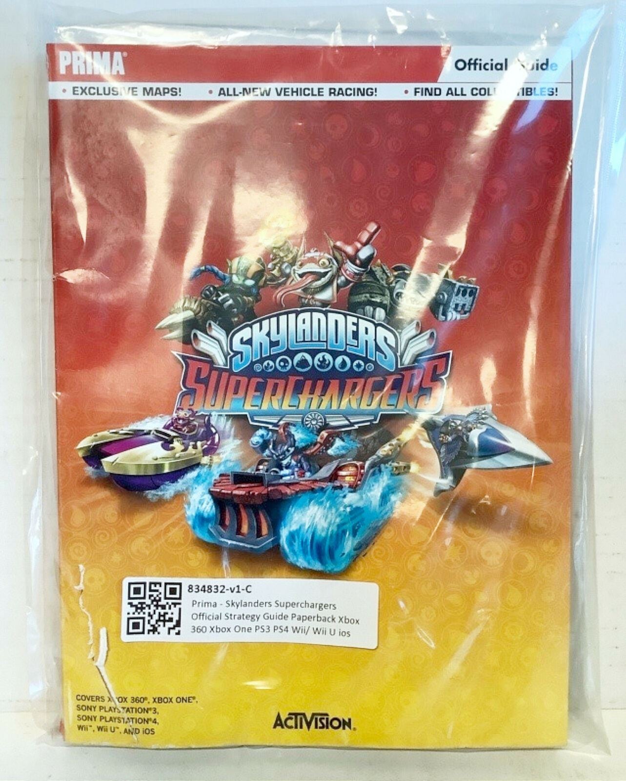 Prima Skylanders Superchargers Official Strategy Guide Paperback Xbox PS4 Wii