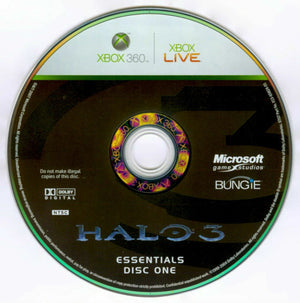 Halo 3 Essentials DISC ONE ONLY for Microsoft Xbox 360 Video Game Making of Doc [Used/Refurbished]