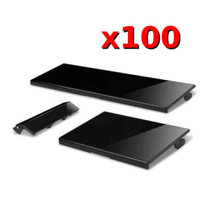 100x 3-pc NEW BLACK Replacement Door Slot Cover Lid Set for Nintendo Wii Console