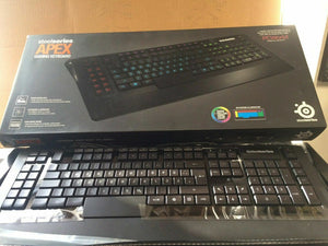 SteelSeries Apex Gaming Keyboard German 5 Zone RGB LED Backlit Low Profile 64148