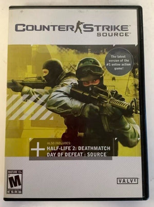 Counter Strike: Source PC CD-ROM 2005 Video Game Software action shooter FPS [Used/Refurbished]