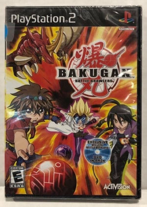 NEW Bakugan: Battle Brawlers PlayStation 2 Video Game w/Exclusive DVD PS2