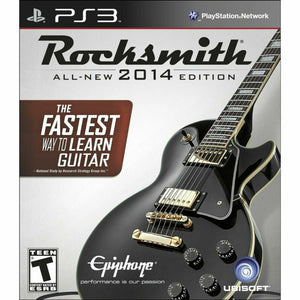 Rocksmith 2014 Edition PlayStation 3 Video Game WITH REAL TONE CABLE ps3 [Used/Refurbished]