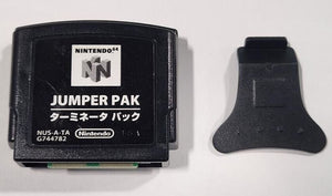 OEM Nintendo 64 N64 Jumper Pak Pack Black NUS-008 w/Pry Tool