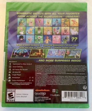 NEW Nickelodeon All Star Brawl Microsoft Xbox One Xbox Series X Video Game