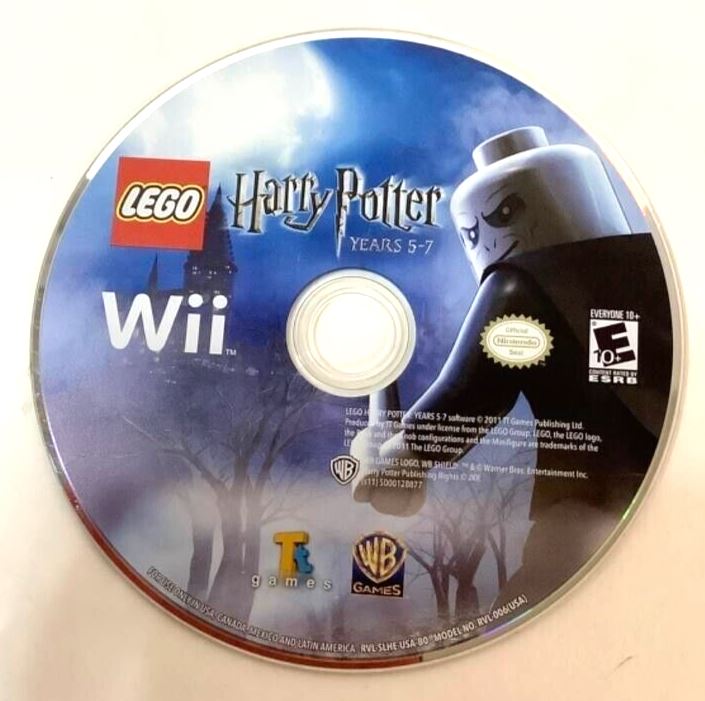 LEGO Harry Potter Years 5-7 Nintendo Wii 2011 Video Game DISC ONLY adventure [Used/Refurbished]