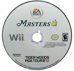 Tiger Woods PGA Tour 12 The Masters Nintendo Wii EA Sports Video Game DISC ONLY [Pre-Owned/Refurbished]