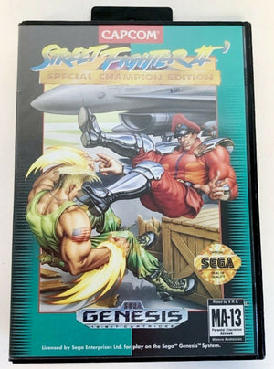 Street Fighter II': Special Champion Edition Sega Genesis 1993 Video Game capcom [Used/Refurbished]