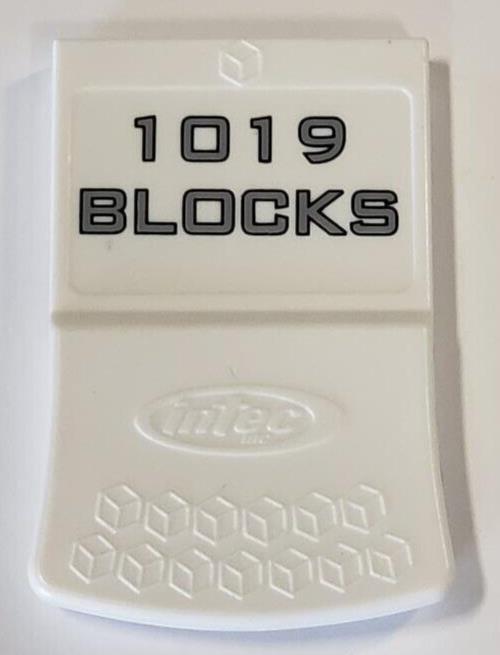 Intec 1019 Blocks 64MB WHITE Memory Card for Nintendo GameCube Console System