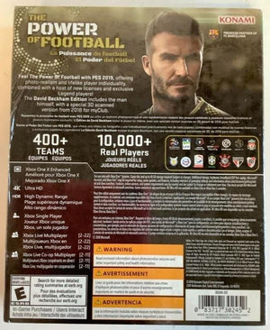 NEW PES Pro Evolution Soccer 2019 David Beckham Edition Xbox One Video Game