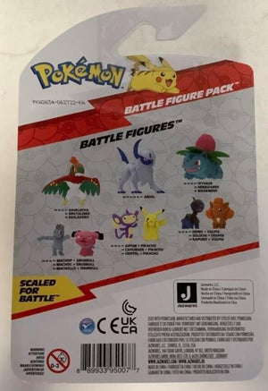 NEW Jazwares PKW2634 Pokemon 2-Inch MACHOP & SNUBBULL 2-Pack Battle Figures