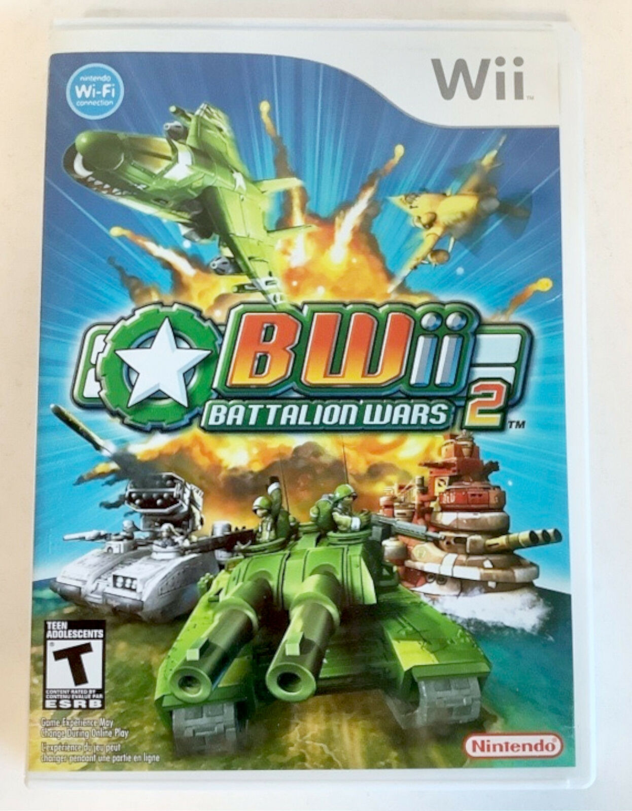 BWii Battalion Wars 2 Nintendo Wii 2007 Video Game RTS military strategy [Used/Refurbished]