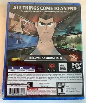 Samurai Jack: Battle Through Time Sony PlayStation 4 PS4 2020 Video Game battle [Used/Refurbished]