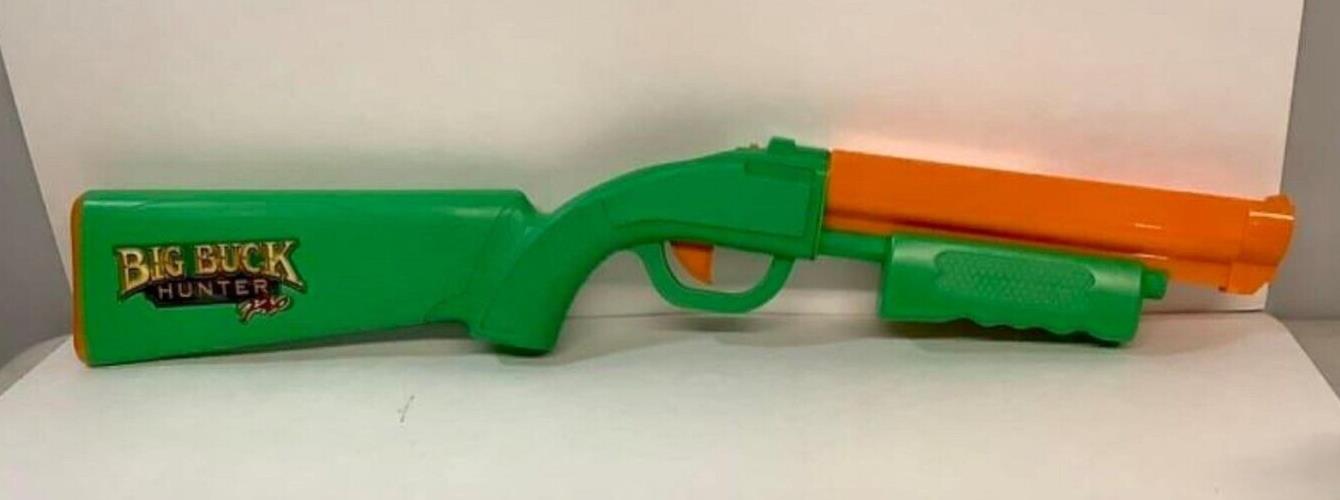 Cabela Big Buck Hunter Pro GREEN ORANGE Rifle GUN Nintendo Wii gaming hunting