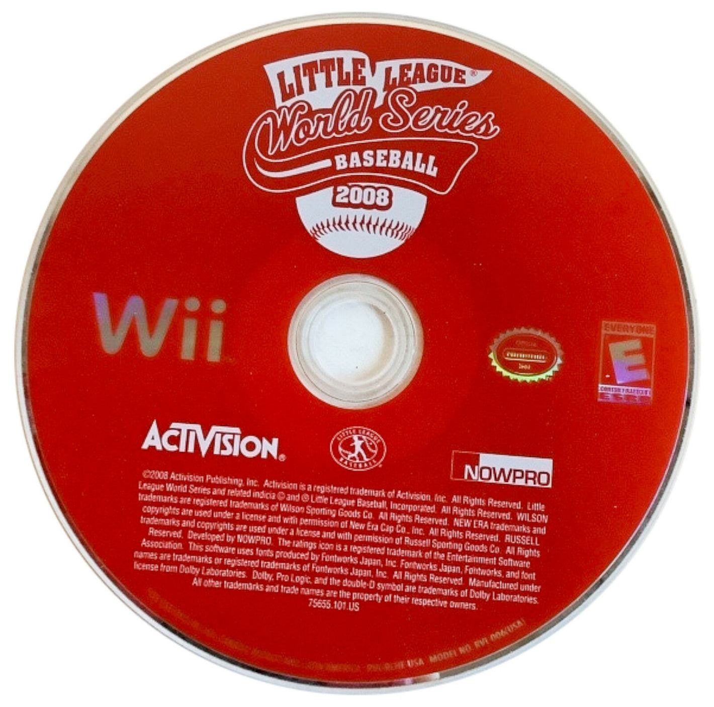 Little League World Series Baseball 2008 Nintendo Wii Video Game DISC ONLY [Pre-Owned/Refurbished]