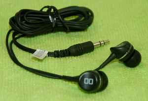 Official NEW Nintendo DSi XL Earbuds BLACK Headphones 3'ft 3.5mm 3DS 2DS DS-Lite