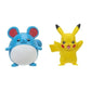 NEW Jazwares PKW2646 Pokemon 2-Inch PIKACHU & MARILL 2-Pack Battle Figures