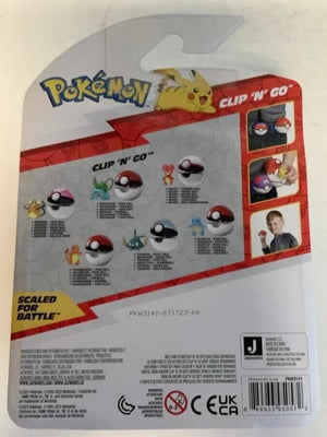NEW Jazwares PKW3141 Pokemon Clip 'N' Go CHARMANDER & POKE BALL Battle Figure