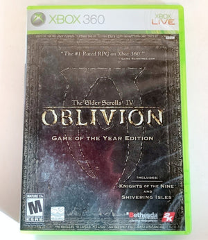 The Elder Scrolls IV: Oblivion GOTY Edition Microsoft Xbox 360 Video Game 2007 [Used/Refurbished]
