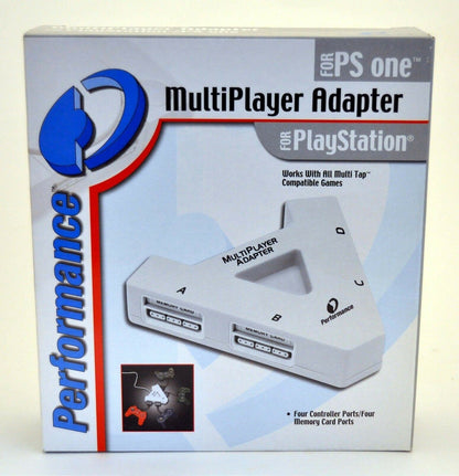 NEW InterAct PS One 4-Controller Hub Multiplayer Adapter PlayStation-1 ps1 psx