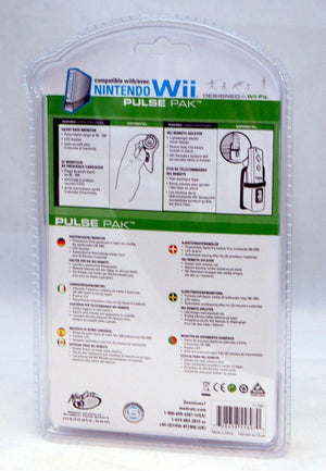 NEW Nintendo Wii Fit PULSE PAK Heart Rate Monitor Remote BLUE my fitness coach