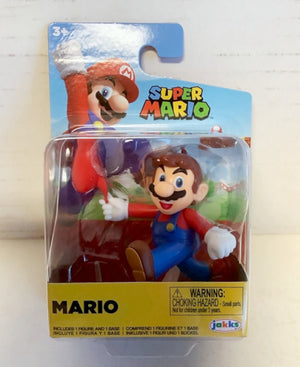 NEW Jakks World of Nintendo Super Mario 2.5-inch Tipping Hat MARIO Mini-Figure
