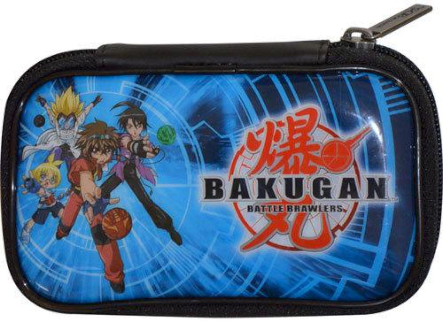 Bakugan Battle Brawlers Blue Nintendo DS Lite DSi DSL 3-Game Carrying Case NDS