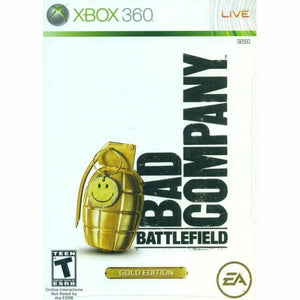 Xbox 360 Battlefield Bad Company Video Game - Multiplayer Online Gold Edition [Used/Refurbished]