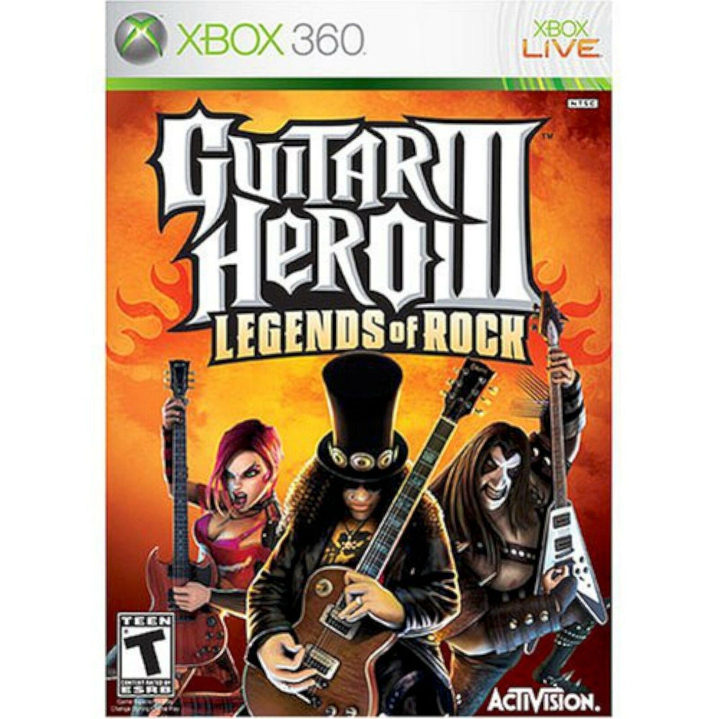 Xbox 360 Guitar Hero III 3 Legends of Rock Video Game ONLY [Used/Refurbished]