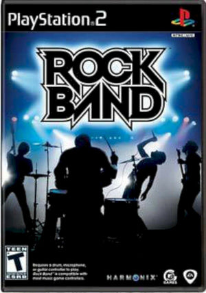 PS2 Original ROCK BAND 1 Video GAME ONLY Sony PlayStation-2 COMPLETE music disc [Used/Refurbished]