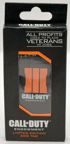 NEW CALL of DUTY: Black Ops 3 Endowment Limited Edition Dog Tag COD III Necklace