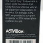 NEW CALL of DUTY: Black Ops 3 Endowment Limited Edition Dog Tag COD III Necklace