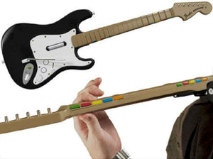 OFFICIAL Rock Band 1 Xbox 360 Wired Fender Strat Guitar hero 5 2 3 beatles lego