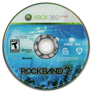 Rock Band 2 Microsoft Xbox 360 Video Game DISC ONLY Music Rhythm Concert Guitar [Used/Refurbished]