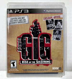 Power Gig Rise of the SixString Sony PlayStation 3 Video Game Guitar Hero PS3 [Used/Refurbished]
