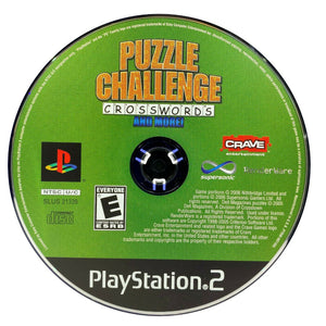 Puzzle Challenge Crosswords and more Sony PlayStation 2 PS2 Video Game DISC ONLY [Used/Refurbished]