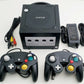 Nintendo GameCube DOL-101 Gaming System Console 2 Controller Bundle Black GCN