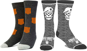 NEW Bioworld Call of Duty: Black Ops 4 Crew Socks (2-Pack) Sock Size 10-13
