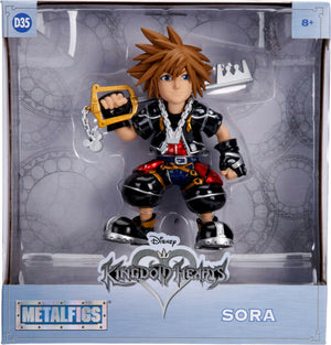 NEW Jada Toys Metalfigs Disney Kingdom Hearts Sora 6" Die-Cast Action Figure