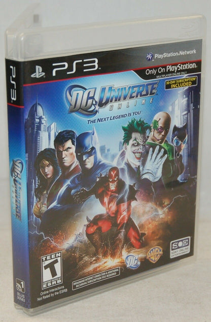 PS3 DC Universe Online Video Game The Next Legend is You Multiplayer Online 720p [Used/Refurbished]