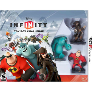 NEW Disney Infinity Nintendo 3DS Toy Box Challenge Video Game Starter Pack N3DS